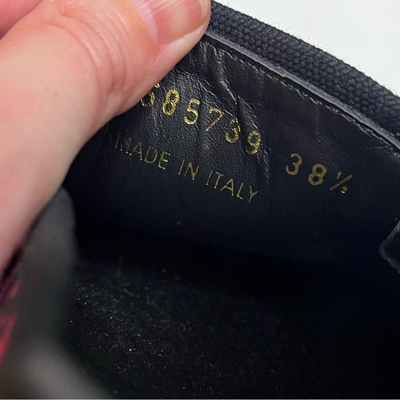 Saint Laurent Venice Fuchsia Pink & Black Leopard Slip-On Shoes Size 38.5 (8.5) - Picture 14 of 15